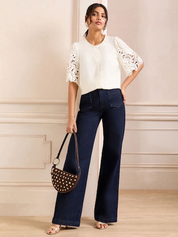 Camicia da donna di love & roses in bianco