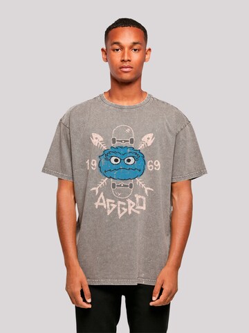 F4NT4STIC Shirt in Grau: Vorderseite