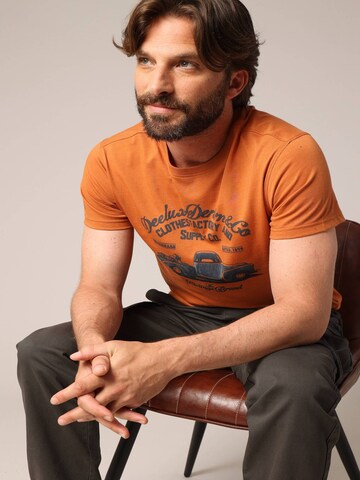 T-Shirt 'Truck' Deeluxe en orange