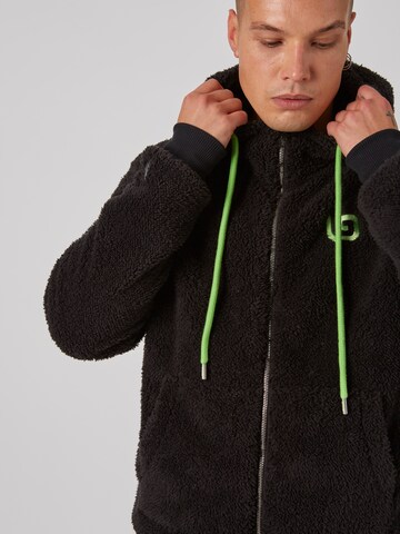 THAT GORILLA BRAND Zip-Up Hoodie 'RAFIKI' in Black