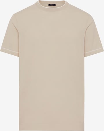 Boggi Milano Shirt in Beige: voorkant