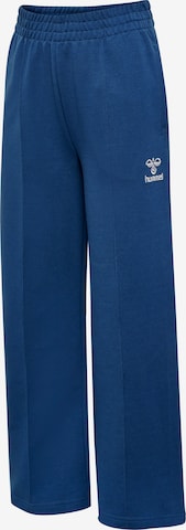 Hummel Wide Leg Sporthose 'ELLY' in Blau