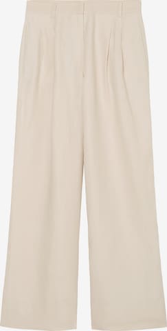 Wide Leg Pantalon à pince Marc O'Polo en beige : devant