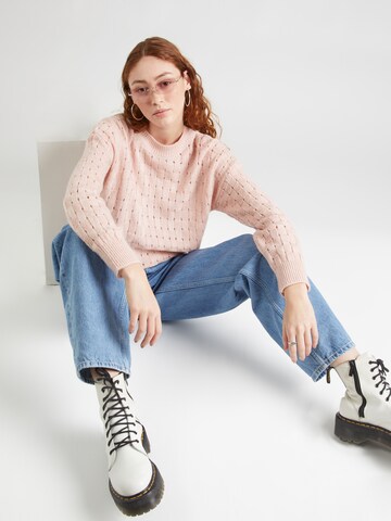 Sublevel Sweter w kolorze różowy