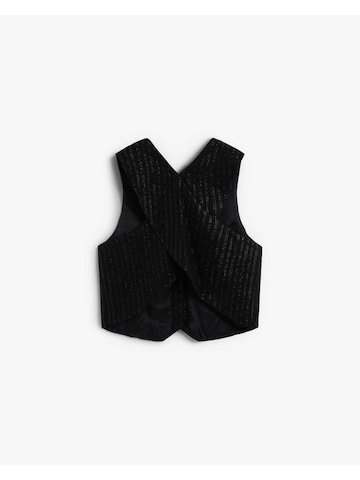 Scalpers Pletena jopa za k noši ' ' | črna barva