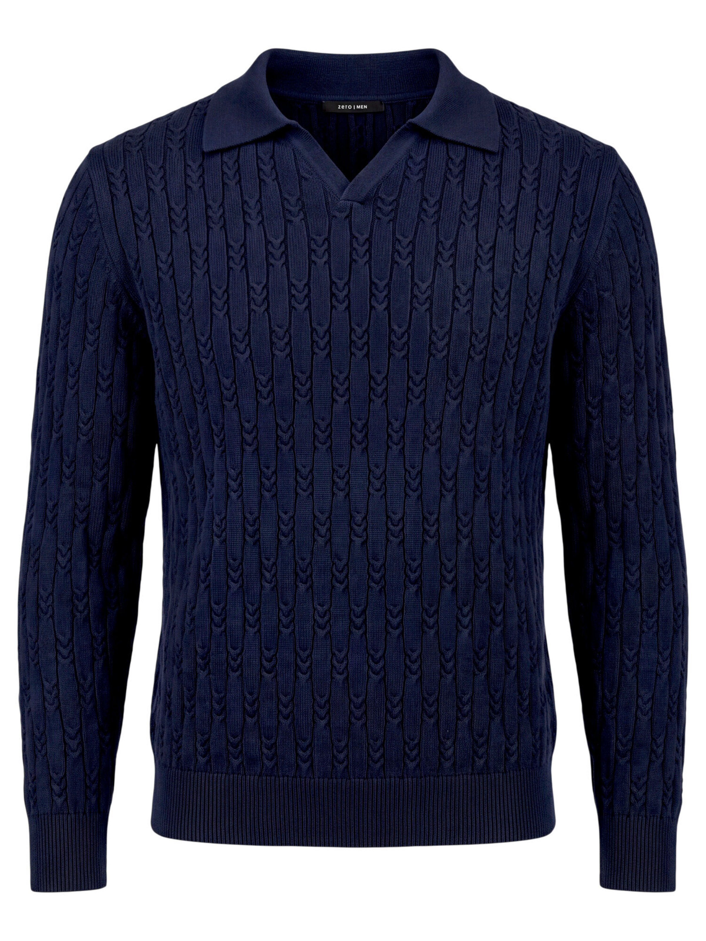 Pullover di zero in blu: frontale