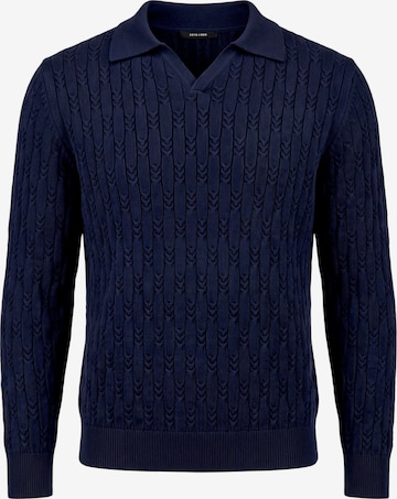 zero Pullover in Blau: Vorderseite