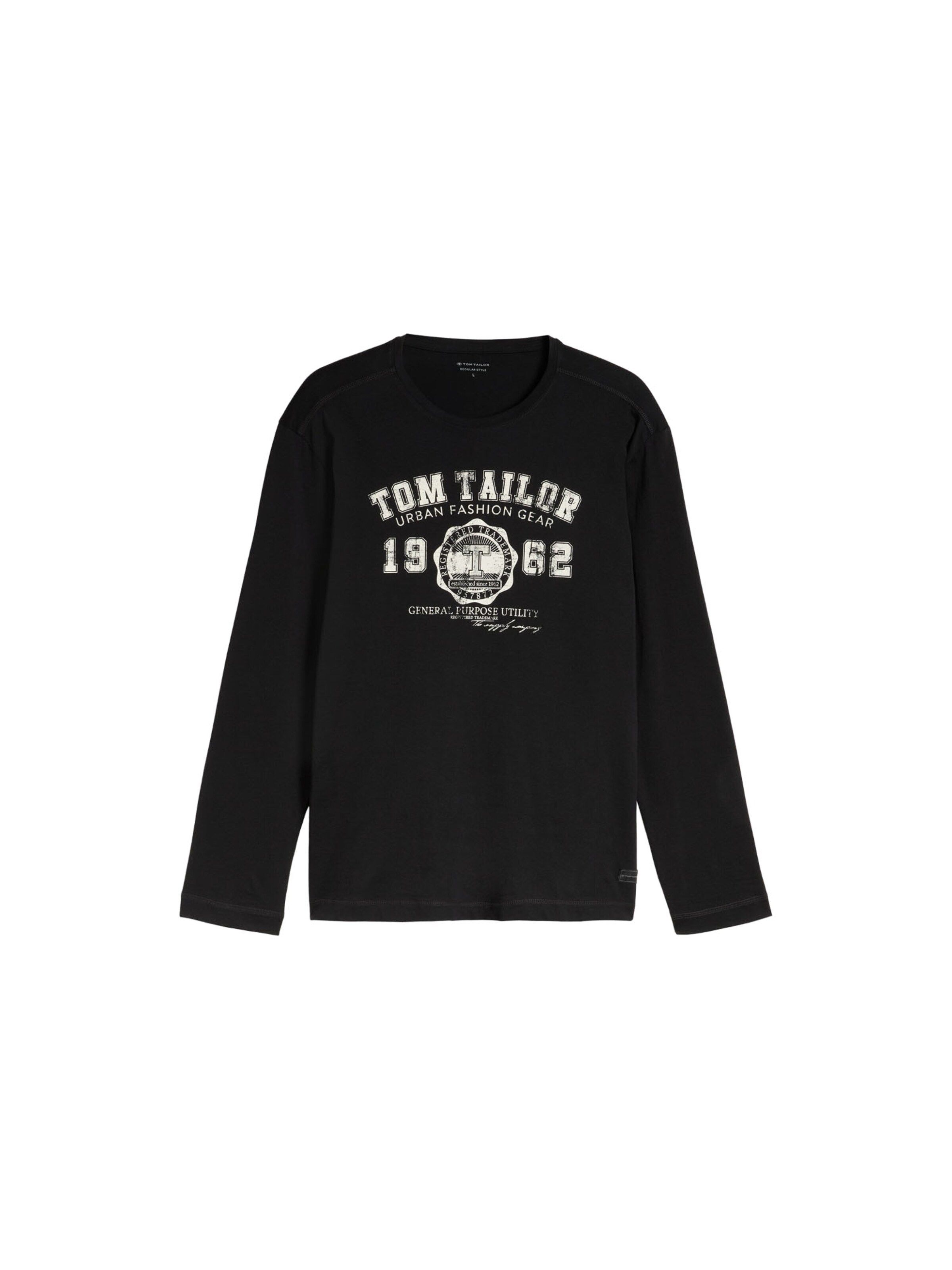 TOM TAILOR Shirt in Schwarz: Vorderseite