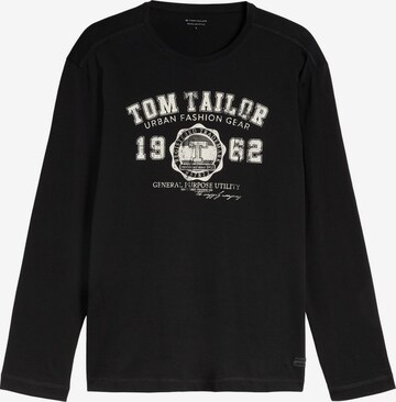 TOM TAILOR Shirt in Schwarz: Vorderseite