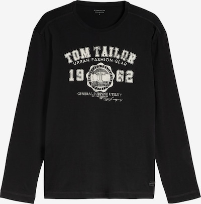S dydžio Marškinėliai iš TOM TAILOR, spalva – juoda / balkšva, Prekių apžvalga