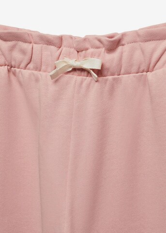 MANGO KIDS Wide leg Byxa 'Berlin' i rosa