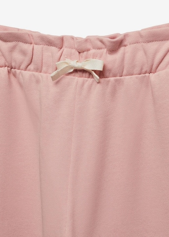 Wide leg Pantaloni 'Berlin' de la MANGO KIDS pe roz