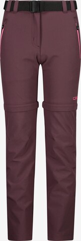 CMP Outdoor Pants in Purple: front