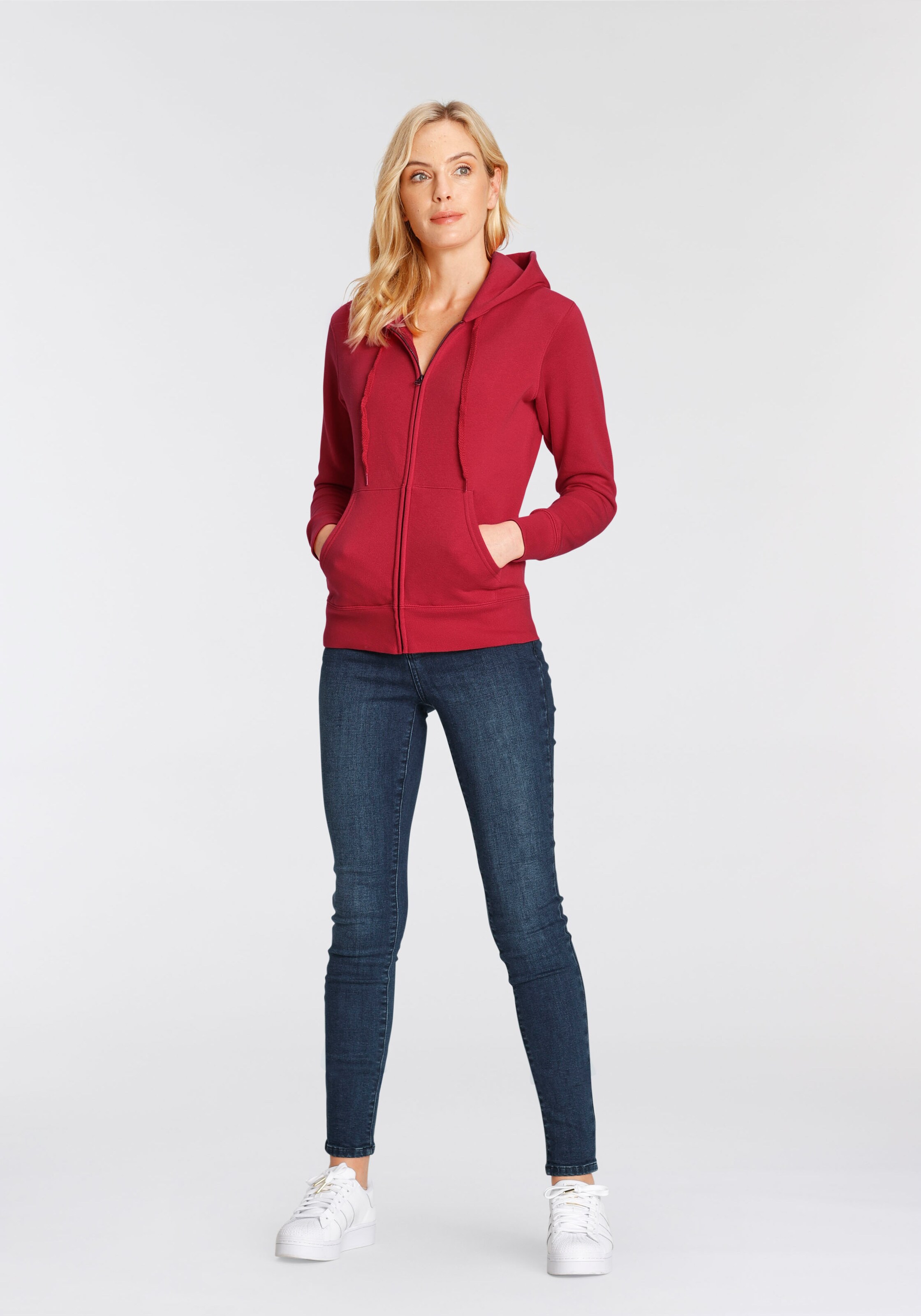 Fruit of the loom hoodie zip up sale