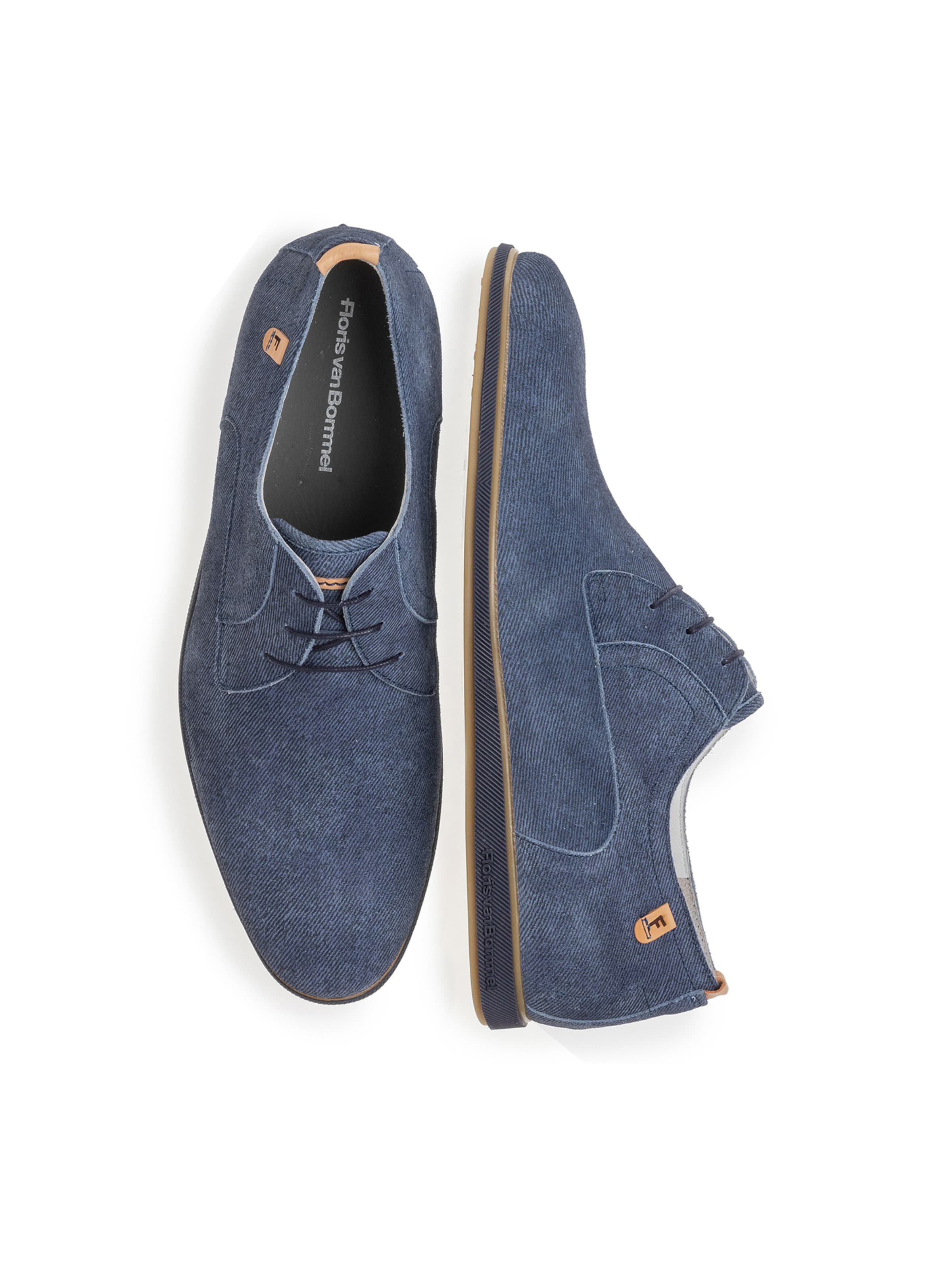 Floris van Bommel Lace-Up Shoes 'Presli 02' in Blue