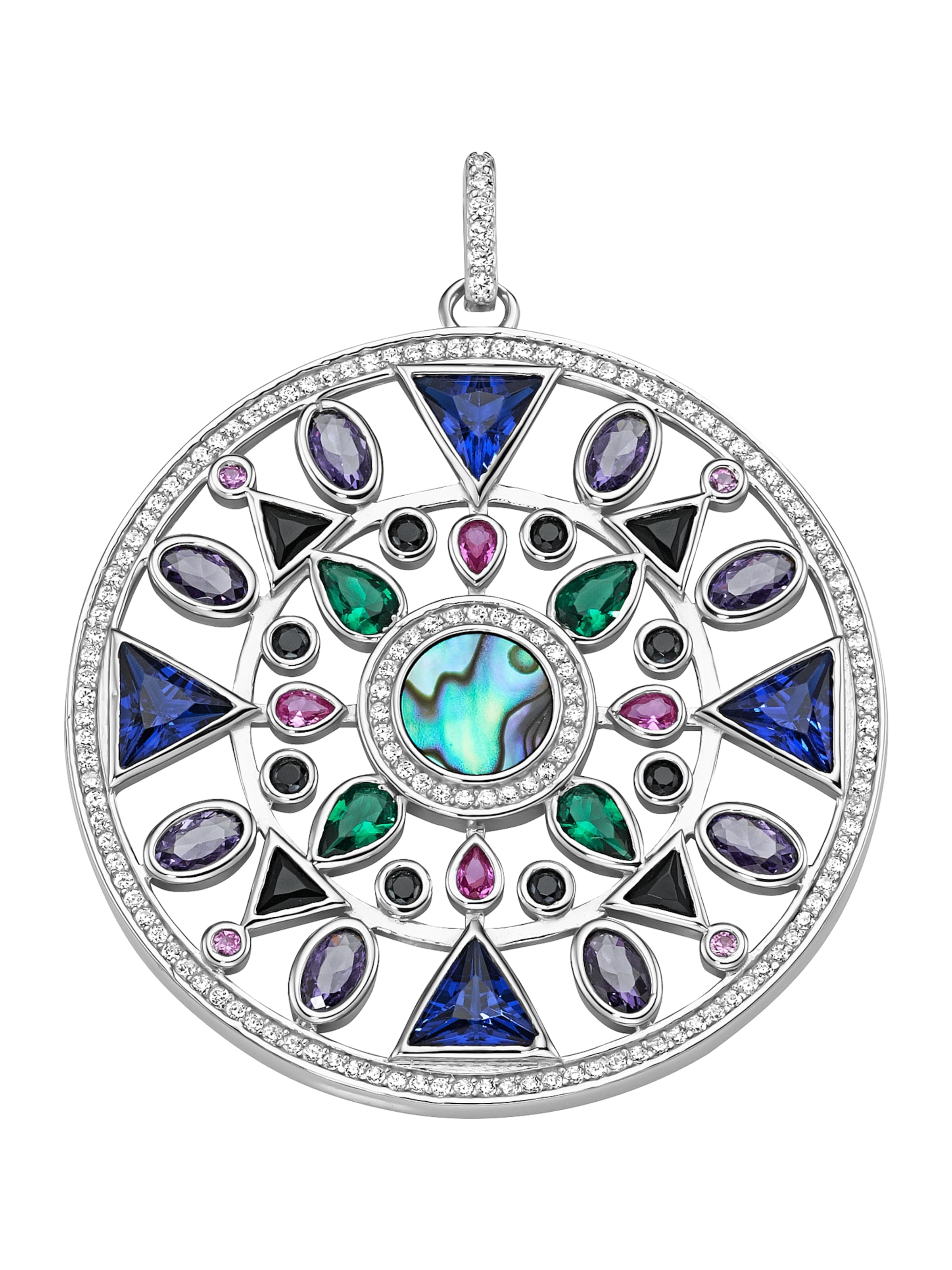 Ciondolo di Giorgio Martello Milano in argento: frontale