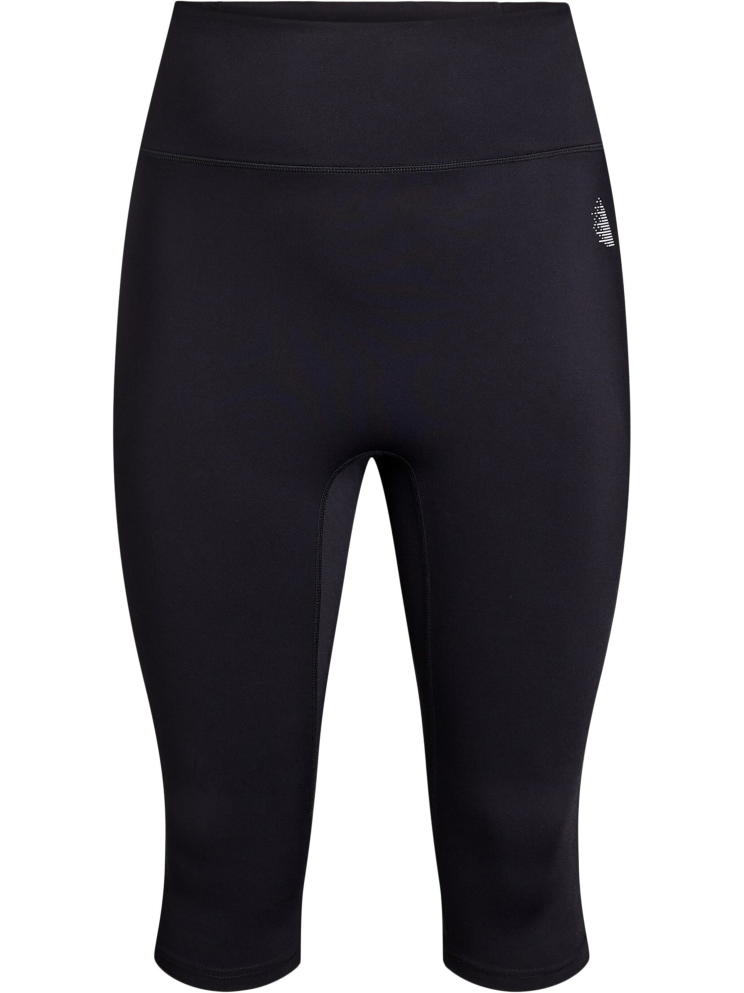 Active by Zizzi Skinny Sporthose 'Everyday in Schwarz: Vorderseite
