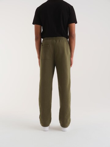 ABOUT YOU x Kevin Trapp Regular Trousers 'Jonathan' in Green