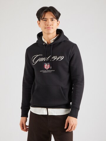 GANT Sweatshirt i svart: framsida