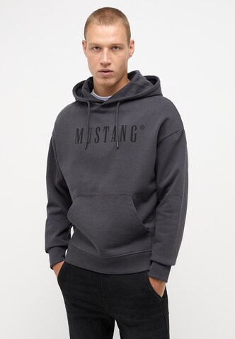 MUSTANG Sweatshirt in Grey: front