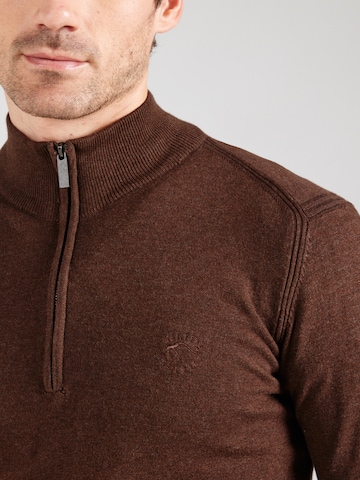 INDICODE JEANS Pullover 'Liliamos' in Braun