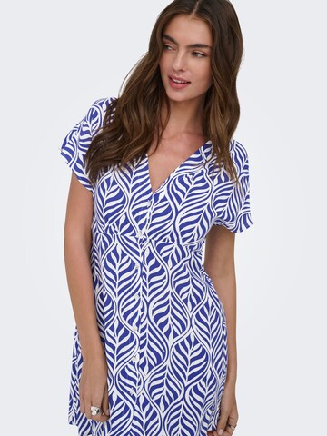 ONLY Blusekjole 'ONLNova' i blå