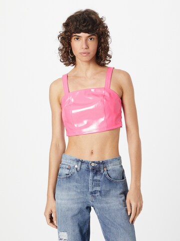 SOMETHINGNEW Top 'CLEO' in Roze: voorkant