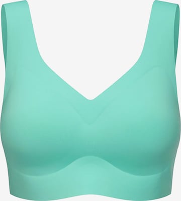 cfab (formerly creamy fabrics) - Sujetador reductor 'Comfort Minimizer Back Support BH' en verde: frente