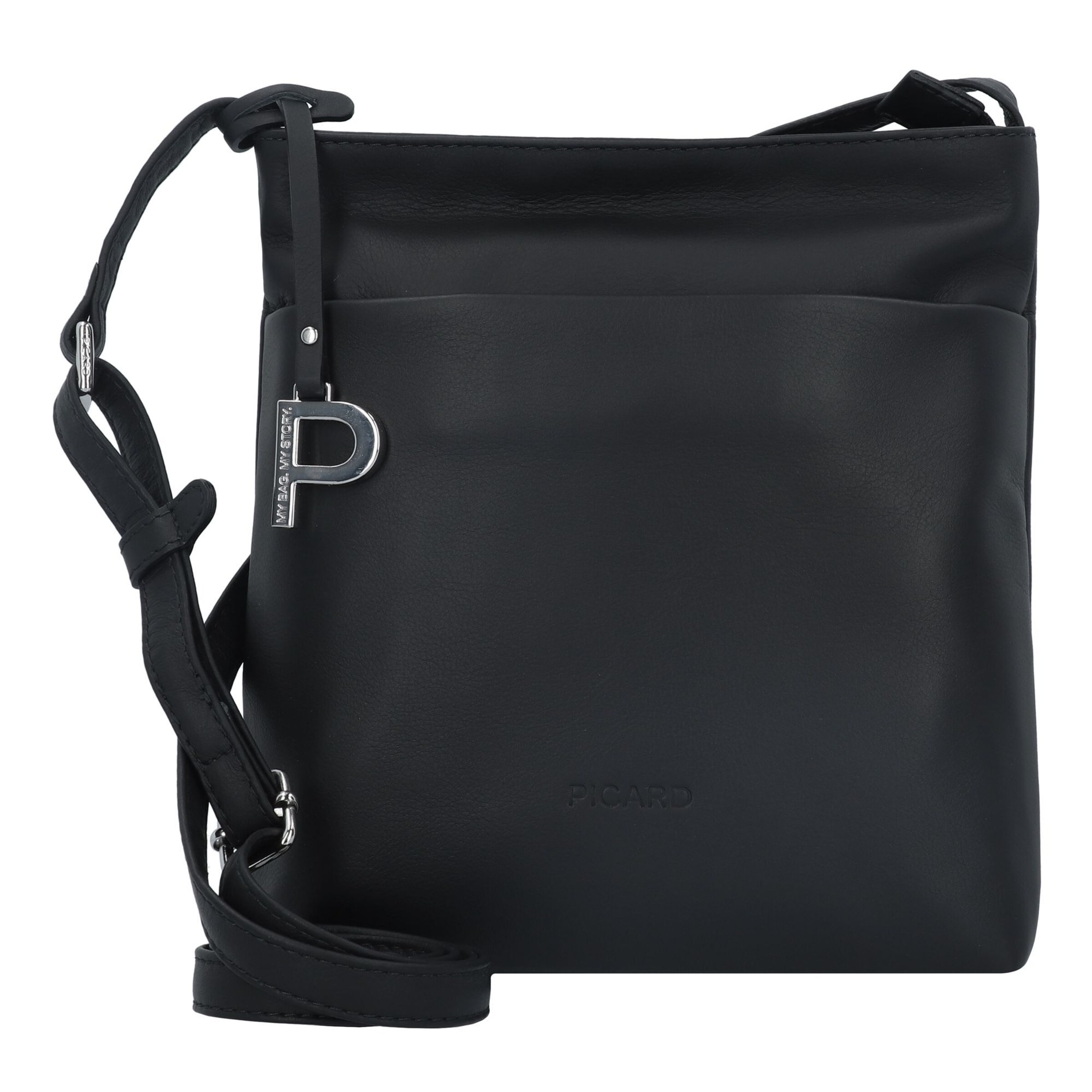 Picard Crossbody Bag 'Timeless' in Black: front