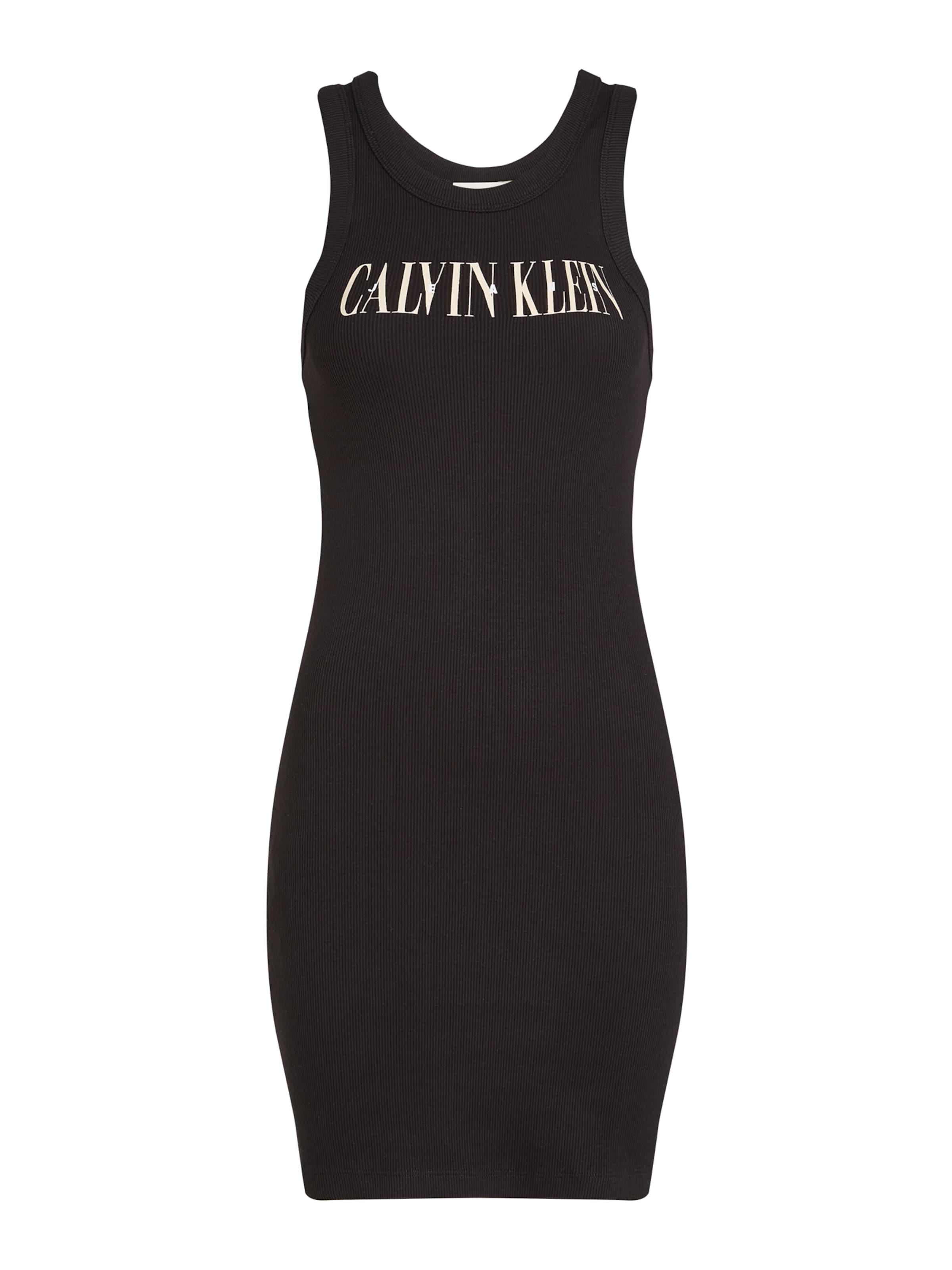 Calvin Klein Jeans Kleid in Schwarz: Vorderseite