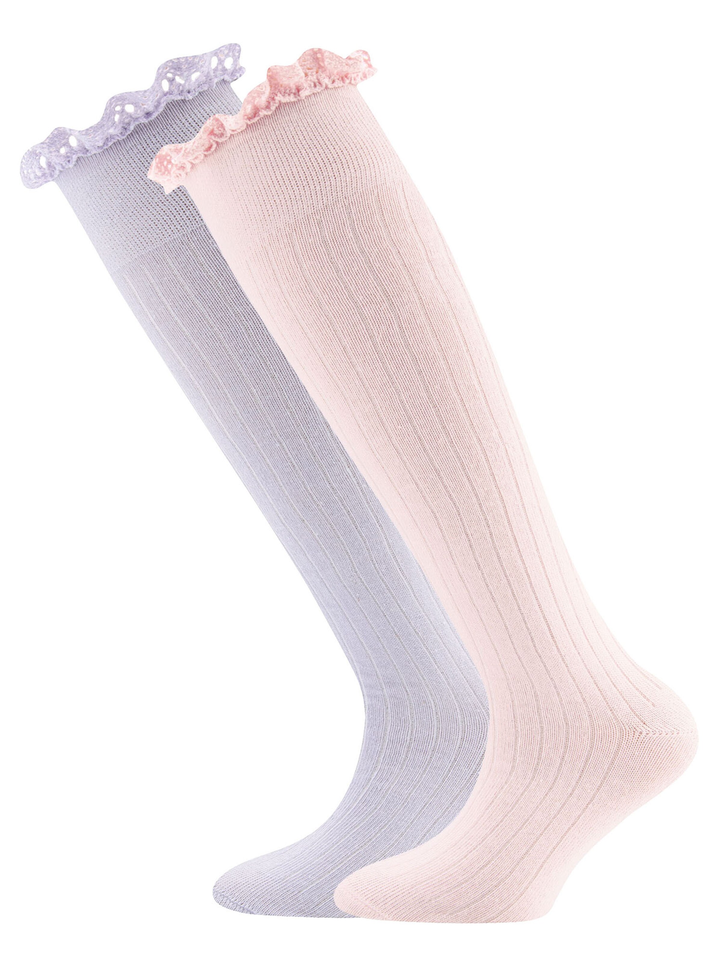 EWERS - Meias em rosa: frente