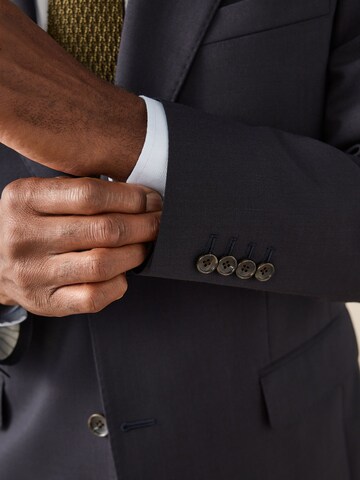 Slim fit Sacou Business de la Next pe albastru