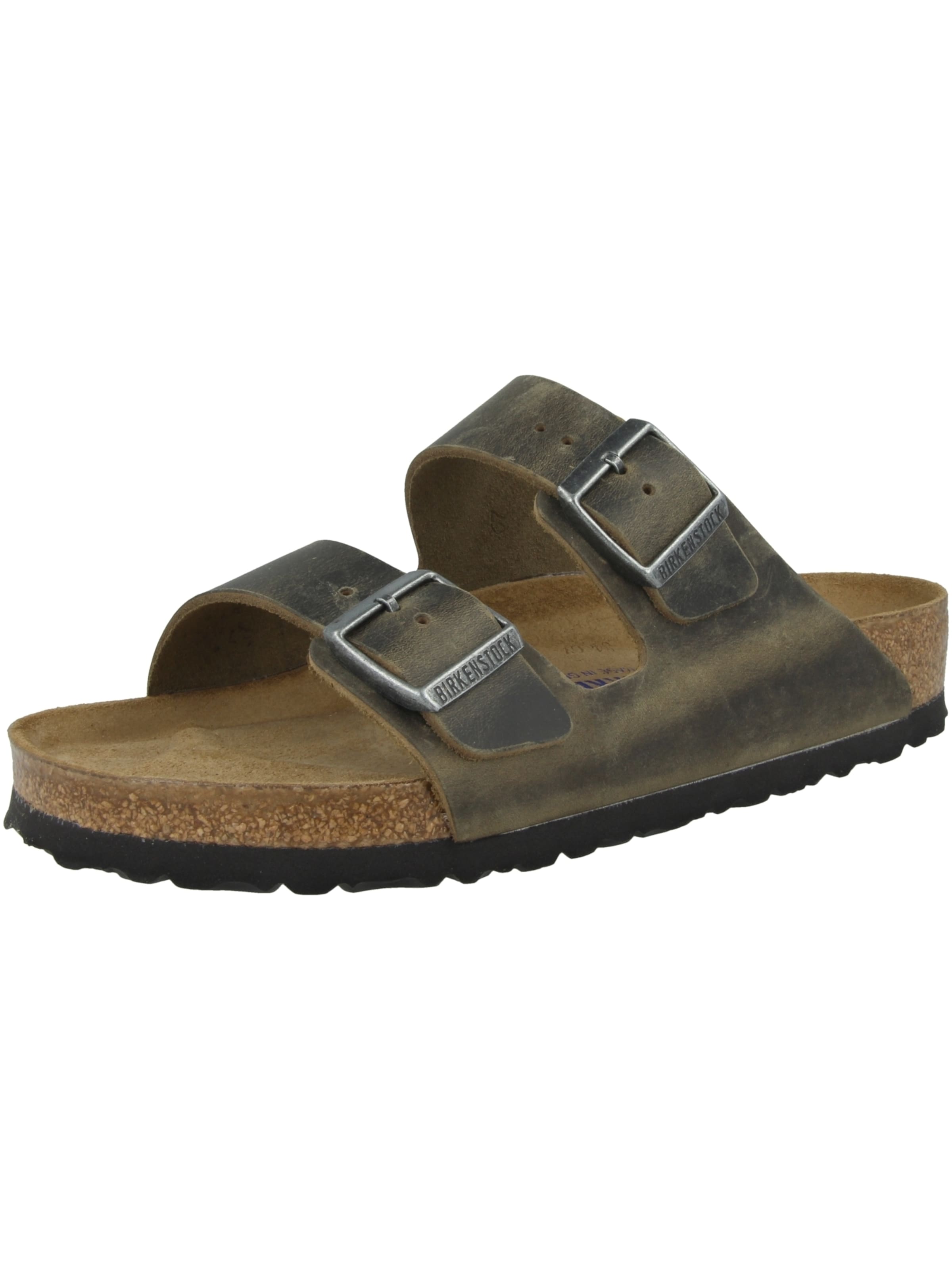 BIRKENSTOCK Muiltjes 'Arizona' in Groen: voorkant