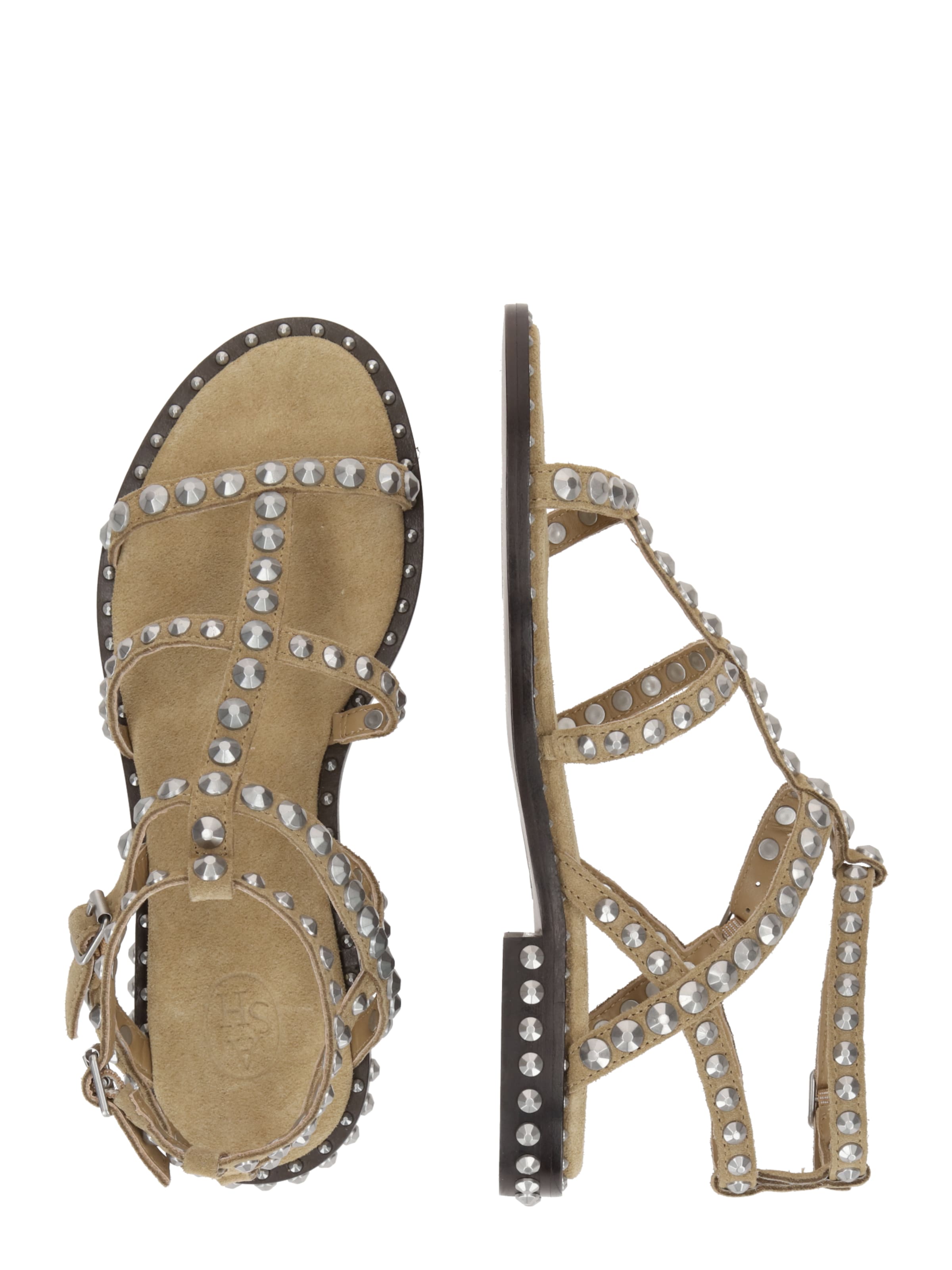 ASH Strap sandal 'PRECIOUS06' in Brown