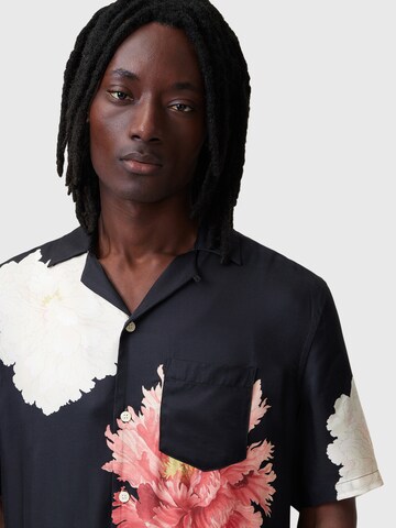 AllSaints Regular Fit Skjorte 'FLEUR' i sort