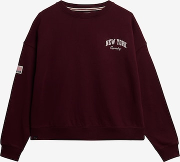 Superdry Sweatshirt in Rood: voorkant