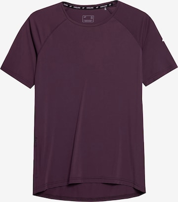 4F - Camisa funcionais em roxo: frente