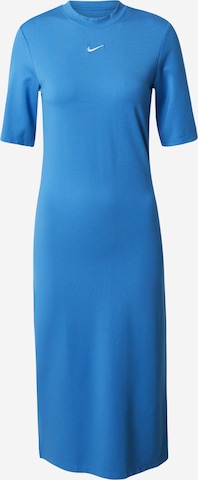 Nike Sportswear Kleid 'ESSNTL' in Blau: predná strana