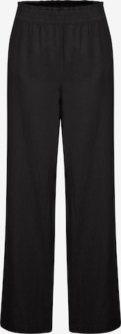 b.young Wide leg Broek 'FALAKKA' in Zwart: voorkant