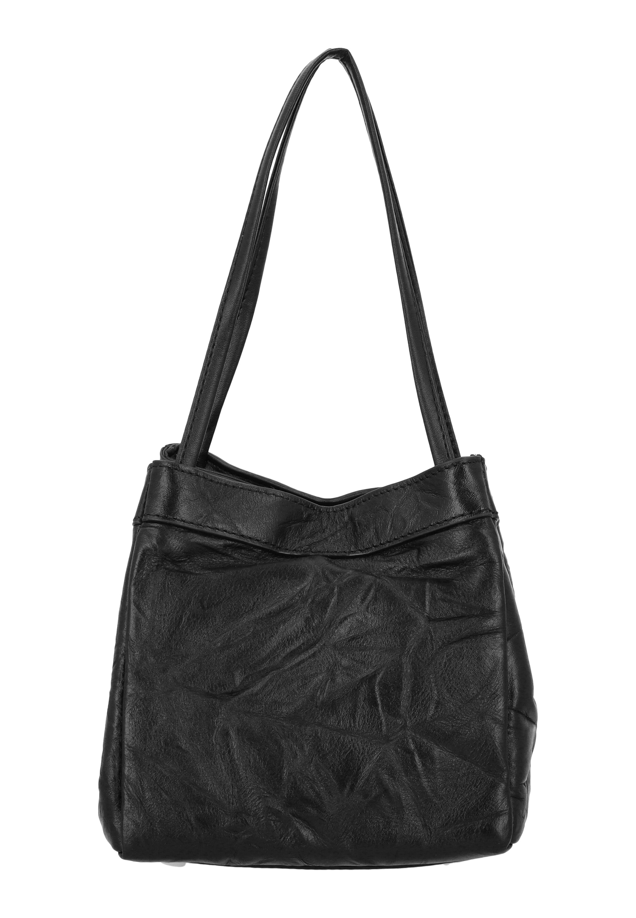 faina Schultertasche in Schwarz: Vorderseite