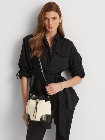 Lauren Ralph Lauren Vrečasta torba 'ANDIE' | črna barva