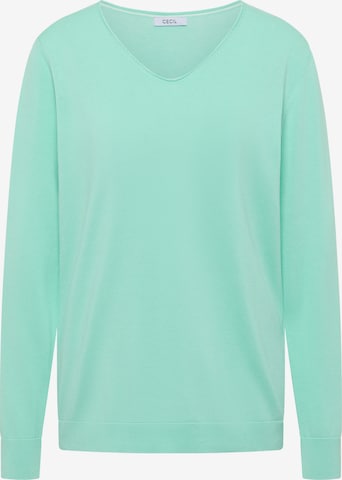 CECIL Sweater in Green: front
