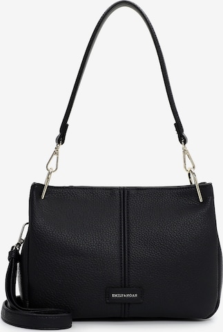 Emily & Noah Handtas 'Halla' in Zwart: voorkant