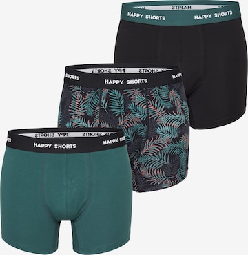 Happy Shorts Boxershorts in Groen: voorkant