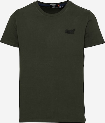 Superdry Tapered Shirt in Groen: voorkant