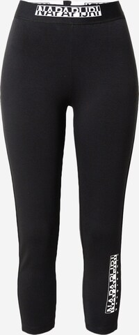 Skinny Leggings NAPAPIJRI en noir : devant