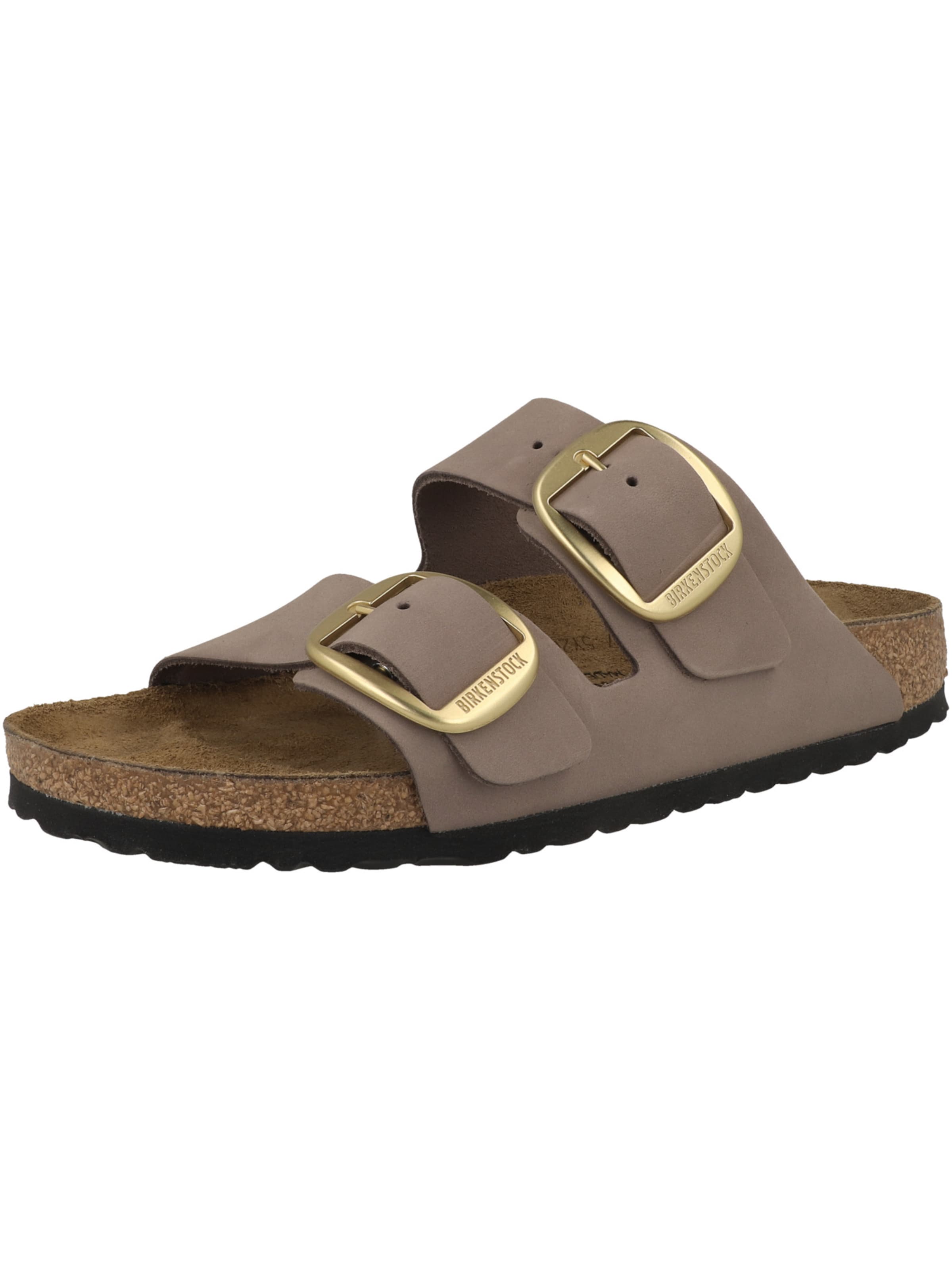 BIRKENSTOCK Pantolette 'Arizona' in Grau: Vorderseite