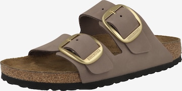 BIRKENSTOCK Pantolette 'Arizona' in Grau: Vorderseite
