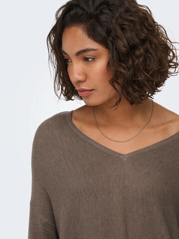 JDY Sweater 'JDYNew Behave' in Brown