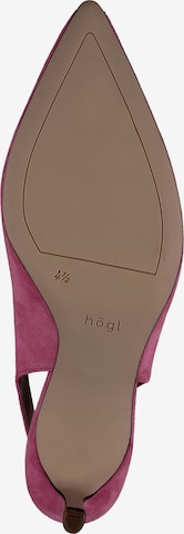 Décolleté sling di Högl in rosa